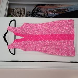 Lilly Pulitzer pink pineapple dress size 2
